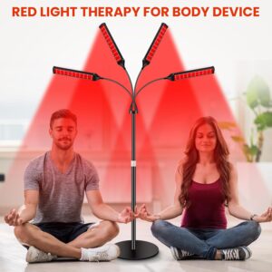 RedGlow Flex – Full-Body Red Light Therapy Floor Lamp